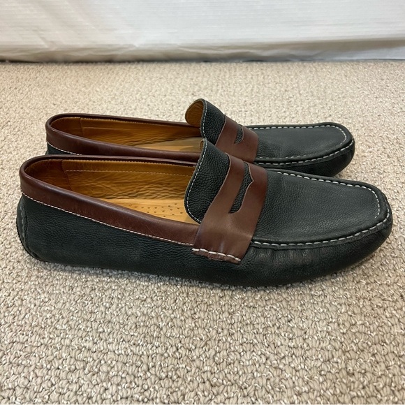 Mercanti Fiorentini Men’s Driving Penny Loafer Shoes Slip On Size 13 M Leather